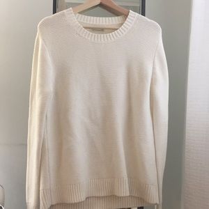 New JCrew Factory white sweater